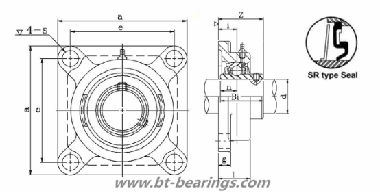 High Precision Stainless Ball Bearings With Flange F6800ZZ 8x16x5mm