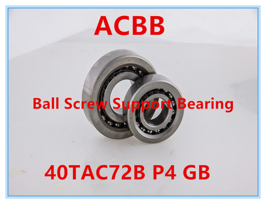 40TAC72 B P4 GBは角の接触のボール ベアリングを押し出した
