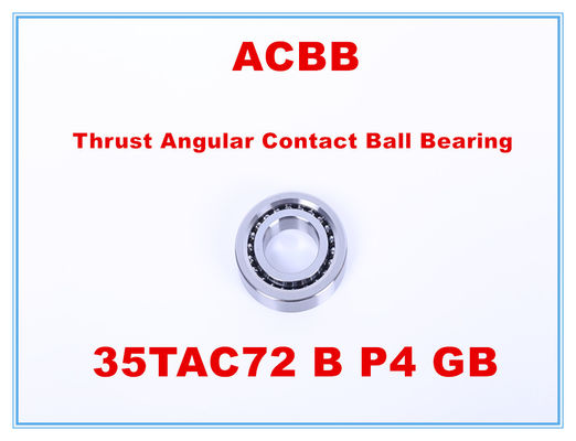 35TAC72 B P4 GB толкнуло угловой шарикоподшипник контакта