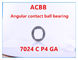 7024 rodamiento de bolitas angular del contacto de C P4 GA