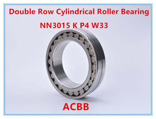 Roulement à rouleaux cylindrique de rangée de double de NN3015 K P4 W33