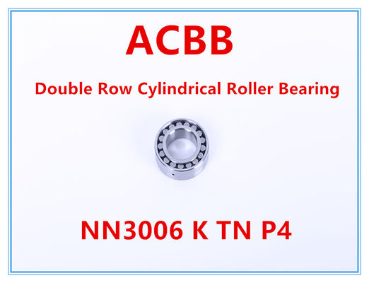 Roulement à rouleaux cylindrique de rangée de double de NN3006 K TN P4