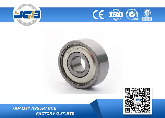 Chrome Steel Machine Parts 12mm Open Ball Bearing 6301 With P6 Precision