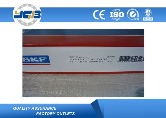 22232 CC / W33 SKF FAG Spherical Roller Bearing Brass Cage Heavy Load For Machinery