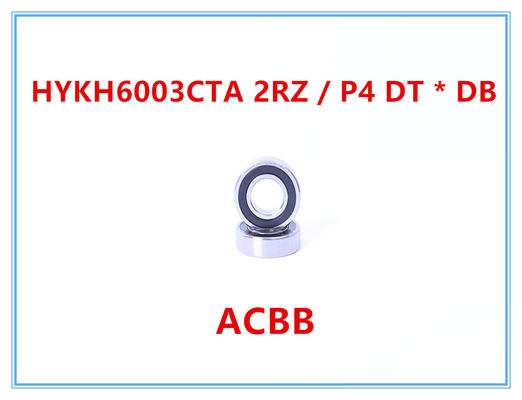 Le roulement à billes de contact angulaire HYKH6003CTA 2RZ/P4 DT*DB