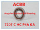 7207 rodamiento de bolitas angular del contacto de C HC P4A GA