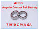 71910 C P4A GA Angular Contact Ball Bearing