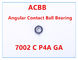 7002 C P4A GA  Angular Contact Ball Bearing