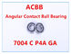 7004 C P4A GA Rolamentos de esferas de contacto angulares