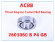 7603060 B P4 GB Thrust Angular Contact Ball Bearing