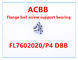 Подшипник поддержки винта шарика фланца FL7602020/P4 DBB