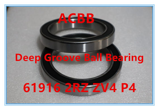 61916 2RZ ZV4 C3 P4  Deep Groove Ball Bearing High Precision Low Noise