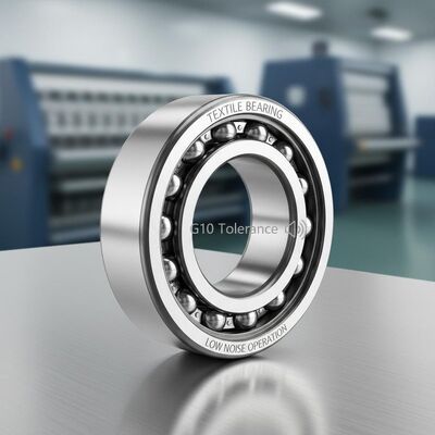Textile Bearing with G10 Tolerance Chrome Steel GCr15 for Low Noise Operation in Textile Machinery