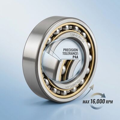 Universal Matched Pair Angular Contact Ball Bearing 71916C DB DF DT P4 Machine Tool Bearing