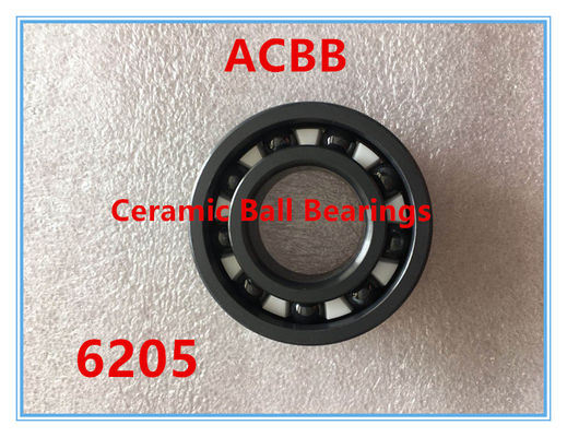Cuscinetti in ceramica PEFT Cage Long Lifespan Cuscinetti a sfera in ceramica per macchine industriali
