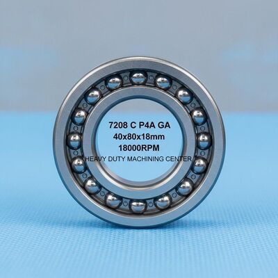 7208 C P4A GA hoekig contactballager 40x80x18mm 18000 tpm voor zwaar bewerkingscentrum